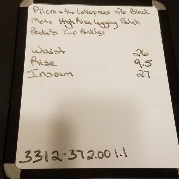 PILCRO THE LETTERPRESS 26 Jeans Skinny High-Rise Legging Ankle Zip Moto Edgy - Picture 12 of 12